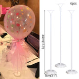 Wedding Decoration Balloon Glue Dot Arch Baby Shower Balloons Stand Holder Chain Birthday Party Decorations Globos Ballon Stick