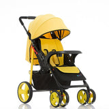 Baby Stroller Ultra Light Portable can sit can lie folding high landscape baby rider push umbrella car